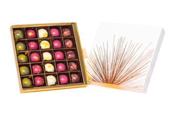 Świetlista Owocowa Kolekcja | Zestaw pralin – 25 sztuk