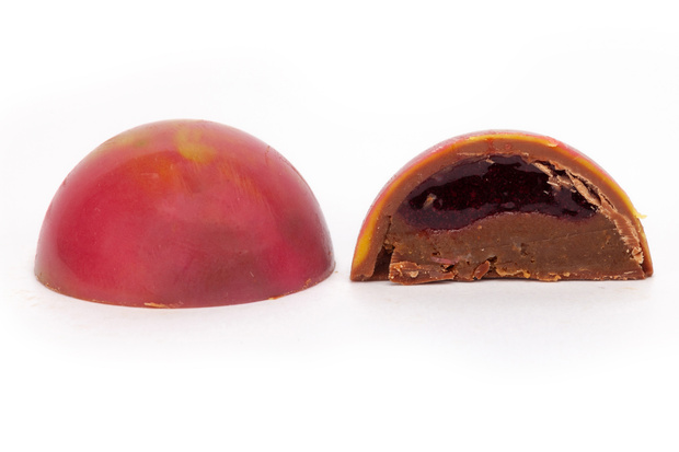 Pralinka Truskawka-Pistacja 