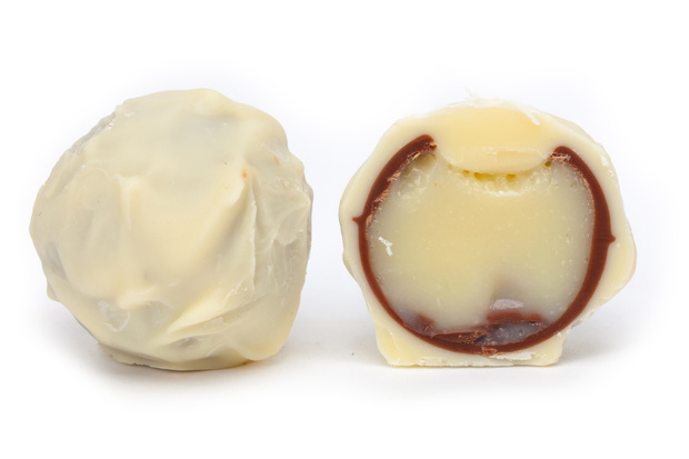 Klasyczne Trufle w Białej Czekoladzie