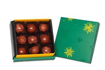 "Elegancja Świąt" | Zestaw pralin – 9 sztuk