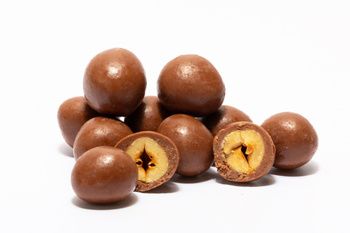 Draże Orzech Laskowy w Gianduji pokryte Mleczną Czekoladą Barry Callebaut | 200 g.