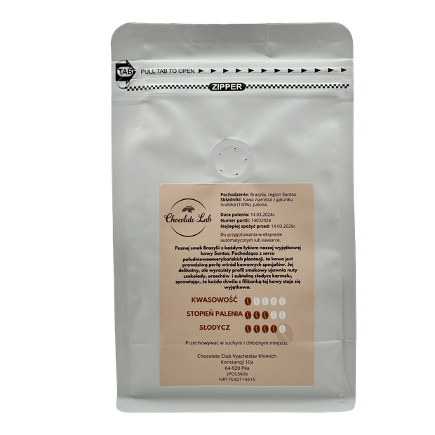 Kawa mielona Brazylia - 250 g.