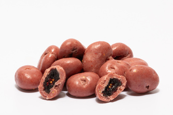 Draże - Żurawina & Truskawka w Białej Czekoladzie Barry Callebaut | 200 g.