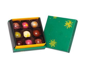 "Słodkie Święta" | Zestaw pralin – 9 sztuk