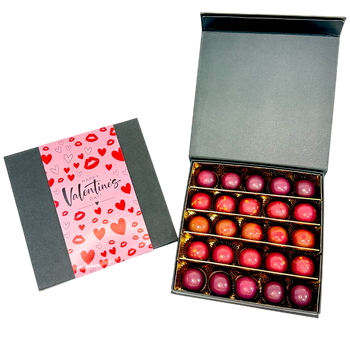 Zestaw pralin "Walentynkowa Perła Smaku" | 25 sztuk